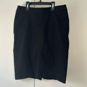 Classic Black Ann Taylor Pencil Skirt
